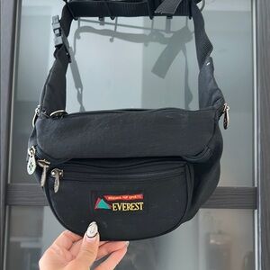 80’s Everest Black Waist Bag
